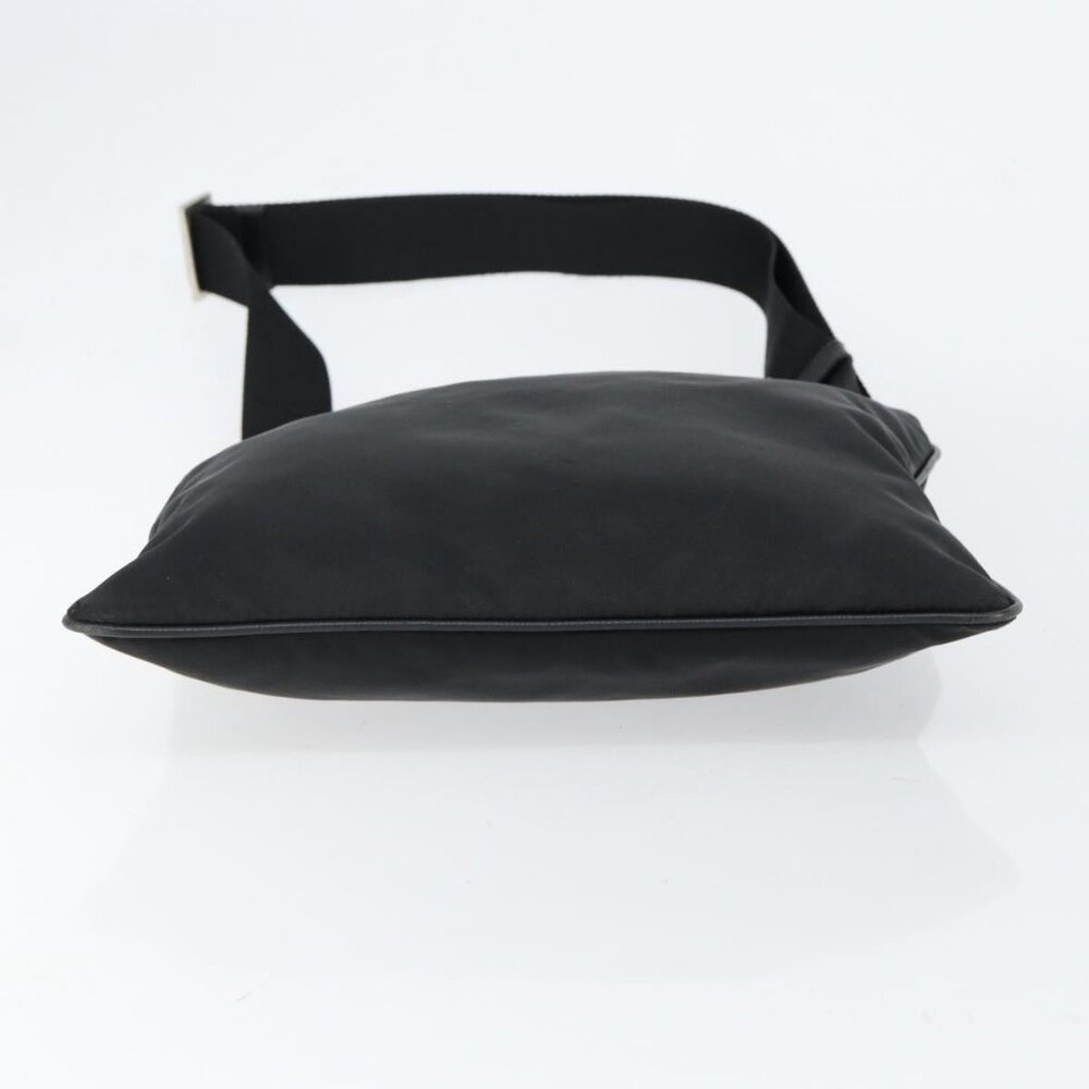 Authentic PRADA Shoulder Bag Nylon Black Gold - Picture 12 of 16